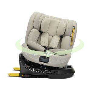 Стол за кола с опорен крак - SOLARIS i-Size IsoFix , PINK