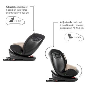 Стол за кола с опорен крак - CONCORD PRO i-Size IsoFix , PINK