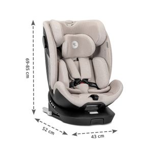 Стол за кола с опорен крак - PERSEUS  i-Size IsoFix , BLACK