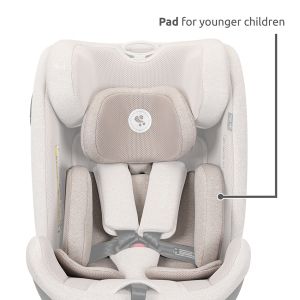 Стол за кола с опорен крак - PERSEUS  i-Size IsoFix , BLACK