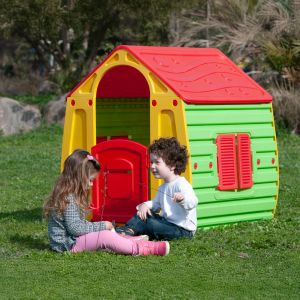 ДЕТСКА КЪЩА за игра MAGICAL HOUSE , ЖЪЛТА