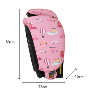 Cosatto CT5923 On The Go I-Size столче за кола ITCHY FEET ROSY