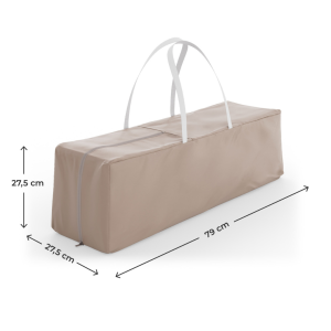 Kinderkraft LEODY UP сгъваема бебешка кошара BEIGE