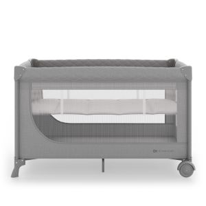 Kinderkraft LEODY UP сгъваема бебешка кошара GREY