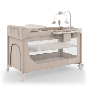 KinderKraft LEODY UP сгъваемa кошара + аксесоари , BEIGE