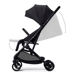 KinderKraft INDY 3 бебешка количка COAL BLACK