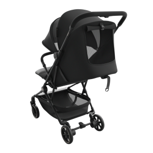 KinderKraft NEBO бебешка количка MIDNIGHT BLACK