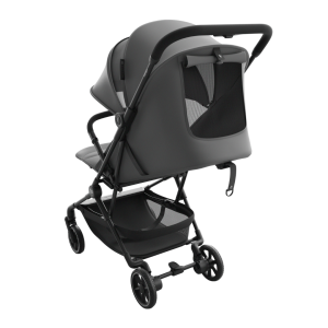 KinderKraft NEBO бебешка количка PLATINUM GRAY