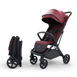 Kinderkraft NUBI 3 бебешка количка DARK RUBY
