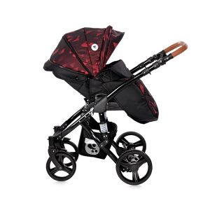 ДЕТ. КОЛИЧКА RIMINI CLASSIC +ЧАНТА , RUBY RED & BLACK