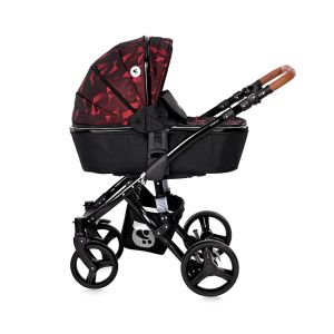 ДЕТ. КОЛИЧКА RIMINI CLASSIC +ЧАНТА , RUBY RED & BLACK