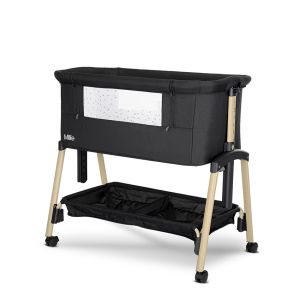 Мини кошара MILLIE с падаща преграда , BLACK /wooden/