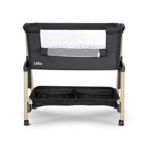 Мини кошара MILLIE с падаща преграда , BLACK /wooden/