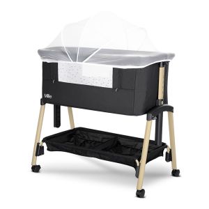 Мини кошара MILLIE с падаща преграда , BLACK /wooden/