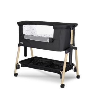 Мини кошара MILLIE с падаща преграда , BLACK /wooden/