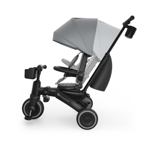 KinderKraft JAZZ 3 сгъваема триколка СИВА
