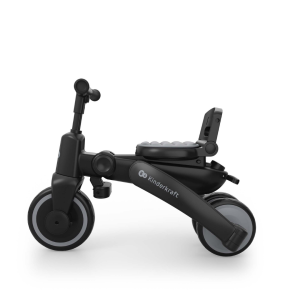 KinderKraft JAZZ 3 сгъваема триколка СИВА