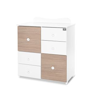 ШКАФ ЦВЯТ , БЯЛО/КЕХЛИБАР-2BOX