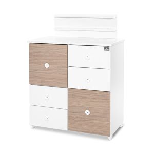 ШКАФ ЦВЯТ , БЯЛО/КЕХЛИБАР-2BOX