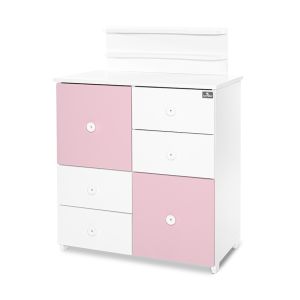 ШКАФ ЦВЯТ , БЯЛО/ORCHID PINK-2BOX