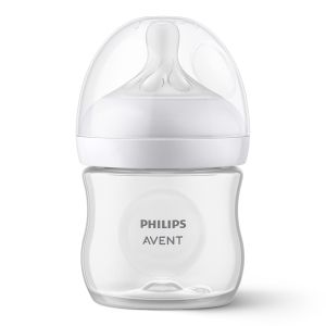 Philips AVENT - Комплект от Единична електрическа помпа за кърма Essential, 1 бр. шише Natural Response 125 мл, 5 бр. торбички за кърма и 4 бр. подплънки