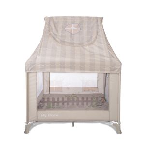 Кошара за игра 100х100см. MY PLACE с покрив , BEIGE