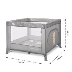 Кошара за игра 100х100см. PLAY N RELAX , BEIGE CAMPING