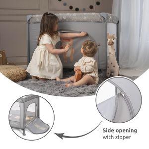 Кошара за игра 100х100см. PLAY N RELAX , GREY ADVENTURE