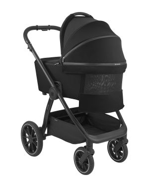 Комбинирана количка 2в1 с кош за новородено Naya , Black