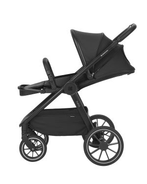Комбинирана количка 2в1 с кош за новородено Naya , Black