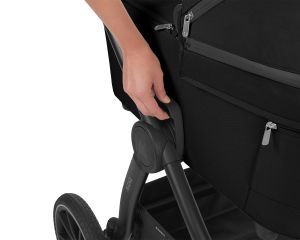 Комбинирана количка 2в1 с кош за новородено Naya , Black
