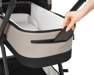 Комбинирана количка 3в1 с кош за новородено Mia , Beige 2026