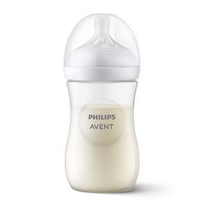 Philips AVENT - Шише за хранене Natural Response 260 мл с биберон без протичане Natural Response със среден поток, SCY903/01