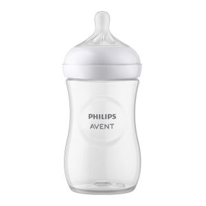 Philips AVENT - Шише за хранене Natural Response 260 мл с биберон без протичане Natural Response със среден поток, SCY903/01