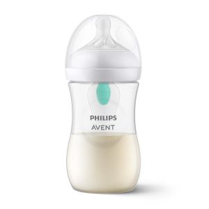 Philips AVENT - Шише за хранене Natural Response с клапа AirFree 260 мл с биберон без протичане Natural Response със среден поток SCY673/01