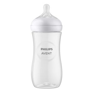 Philips AVENT SCY906/01 - Шише за хранене Natural Response 330 мл с биберон без протичане Natural Response с бърз поток