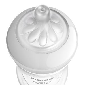 Philips AVENT SCY906/01 - Шише за хранене Natural Response 330 мл с биберон без протичане Natural Response с бърз поток