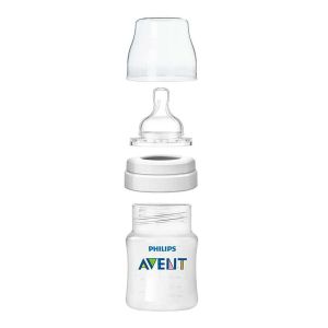 Philips AVENT SCY100/01 - Шише за хранене Anti-Colic 125 мл, с биберон със сила на потока 1, 0м+