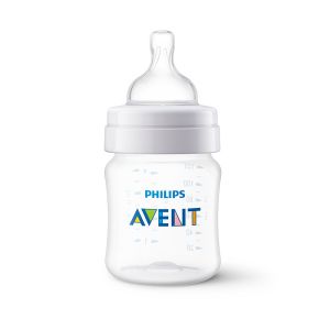 Philips AVENT SCY100/01 - Шише за хранене Anti-Colic 125 мл, с биберон със сила на потока 1, 0м+