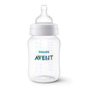 Philips AVENT SCY103/01 - Шише за хранене Anti-Colic 260 мл, с биберон със сила на потока 2, 1м+