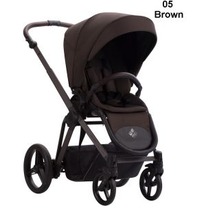 Bebetto Nuvio Tex , 05 BROWN ,комбинирана бебешка количка 2 в 1