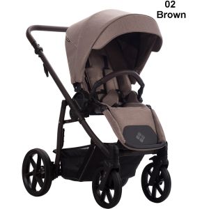 Bebetto Fluxo 0-22кг , 02 BROWN , Детска количка