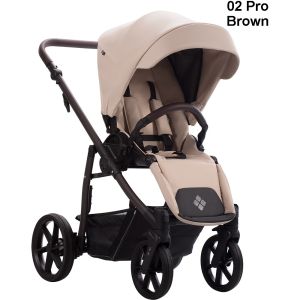 Bebetto Fluxo Pro 0-22кг , 02 BROWN , Детска количка