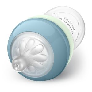 Philips AVENT SCD838/17 - Нощен комплект за бебе с шише за хранене Natural Response 260 мл с биберон без протичане със среден поток и залъгалка Ultra Soft