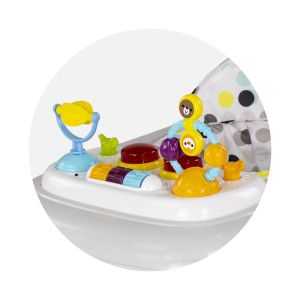 CHIPOLINO - ДЕТСКА ПРОХОДИЛКА BABY STEPS , СИВА