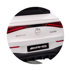 EЛЕКТРИЧЕСКА КОЛА MERCEDES AMG CLE 53 , БЯЛА