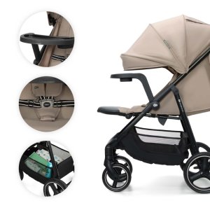 Kinderkraft TRIG 3 бебешка количка с табла STONE BEIGE