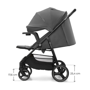 Kinderkraft TRIG 3 бебешка количка с табла GRANITE GREY