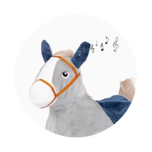  CHIPOLINO - ДЕТСКО ПОДСКАЧАЩО КОНЧЕ със звук , СИВО