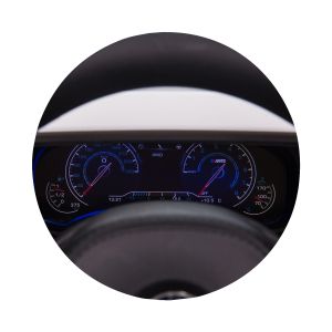 Eл. кола BMW M5, EVA гуми, кожена седалка , ЧЕРНА